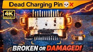 How to fix Dead Charging Pin || Easy Repair || 4k quality...📲🛠️✅