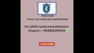 RIIM PUNE MBA/PGDM COLLEGE  #shorts