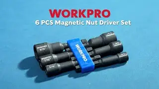 WORKPRO&reg; Tools | 6 PCS Magnetic Nut Driver Set #workpro #tools #handtools