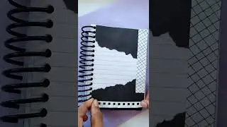 Black Journal 🖤 with Handmade journal set ideas #shorts #journalwithme