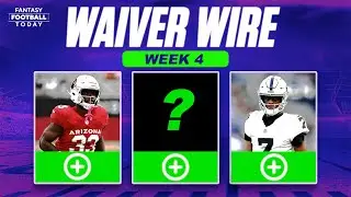 Week 4 Waiver Wire: MUST ADD Players, Injury Replacements & Streamers | 2025 Fantasy Football Advice