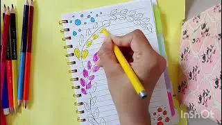 Aesthetic Border ideas for notebooks. #ideas #easydrawing #easy