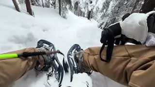 Butt sliding down Mt. Adams in the #adirondacks one video is doubled up in the middle
