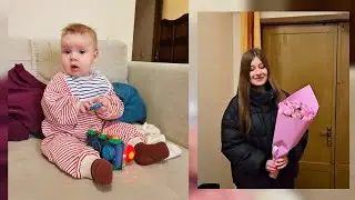 Вкусный и полезный салат на обед. Разговариваем. Машу поздравил друг с днем влюблённых 🥰