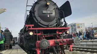 Dampfzug zum Nikolaus 08.12.2024 / M&uuml;nchen Ostbahnhof Br 001 180