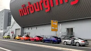 ASÍ ES EL TRAFICO EN NÜRBURGRING!!! + mi primera vuelta en el ring (GTR R34, R35, burnouts, SUVs)