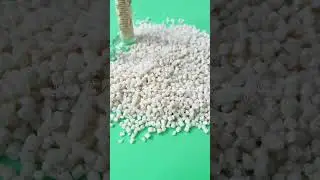 Starch & CaCo3 based 100% fully degradable compostable blown film raw materials   #biodegradable