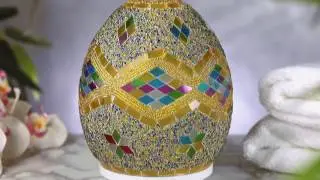 SpaRoom Raja Glass Mosaic Ultrasonic Essential Oil Diffuser
