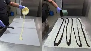 How to make chocolate garnish|chocolate stiks ideas|simple chocolate garnish triks