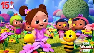 🐝🌼 The Busy Bee! Kids Song - Learn About Bees, Flowers & Honey! | Kids Rhymes Compilation
