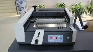 PB 380 semi auto glue binding machine