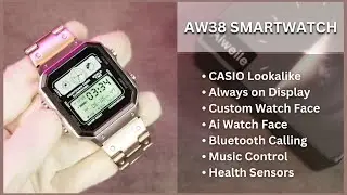 Полный обзор умных часов AW38 | Аналог Casio | AoD, Bluetooth-звонки и многое другое!