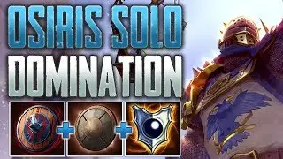 Dominating the King! Osiris Solo Gameplay (SMITE Conquest)