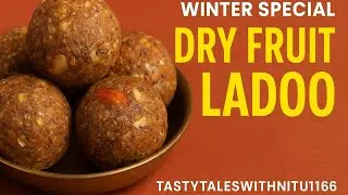 सर्दियों में खाएं हेल्दी Dry Fruit Ladoo|Badam Khaskhas Gud Ladoo|Winter Energy Laddu|Healthy Recipe