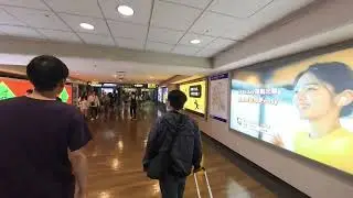 Taipei Main Station: Taipei MRT to Taipei Airport Express MRT Train (got lost twice)