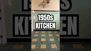 1950s kitchen: untouched! 👩🏻&zwj;🍳 #vintage #interiordesign #kitchen #remodeling #shorts