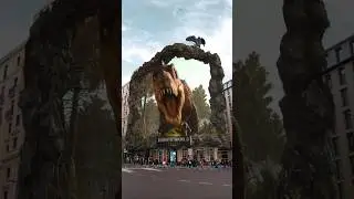 Un Dino en medio de Madrid! 🤯