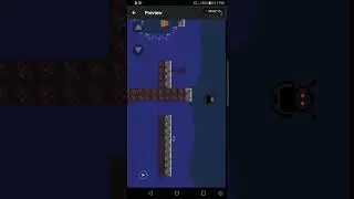 A 2d platformer game with elevator mechanism
