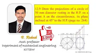 Problem 12.9, projections of planes solutions (Engineering Drawing by N.D.BHATT) with explanation
