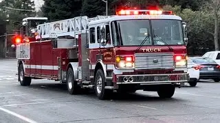 *LOUD AIR HORN + SIREN* San Ramon Valley Fire Truck 31 Responding