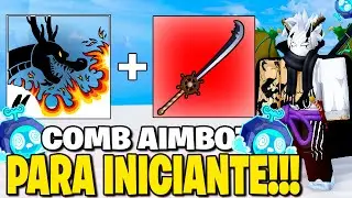 AIMBOT INICIANTE!!! MELHOR COMBO DE BUDDY SWORD E DRAGON TALON PARA INICIANTE NO BLOX FRUITS