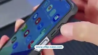 HingeFlow Matte Z Flip 6 Magnetic Shield & Screen 360 protection Case