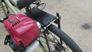 Huffy Parkside 27.5 Honda gx35 35cc friction drive motorized bicycle