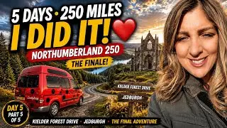 ЗАВЕРШАЮ МАРШРУТ NORTHUMBERLAND 250 в моём микрокемпере | Путешествие в одиночку
