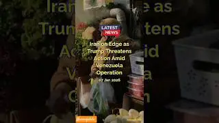 Iran on Edge as Trump Threatens Action Amid Venezuela Operation.#news#shorts#shortvideo#short #facts