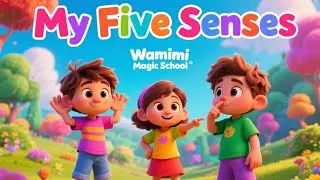 🎵 My Five Senses | Kids Song | Learn the 5 Senses 🎵