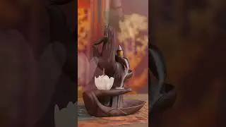 Backflow Incense Burner. #incense #zen #cure #relaxing #stressrelief #agarwood #calm #shorts