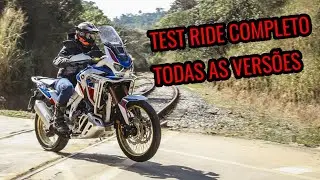 HONDA AFRICA TWIN CRF 1100L  NA PRÁTICA  - TEST RIDE - DURVALCARECA