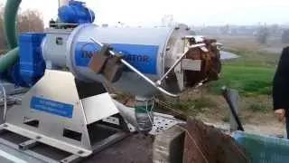 Biogazownia - separator mobilny na pofermencie.