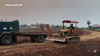 Abul pushes the soil the hardest! See the actual work.