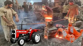 Manufacturing Process of Tractor Front Axle Bracket Suspension System | Making Tractor Spare Parts