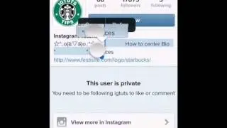 How To Center Your Instagram Bio!