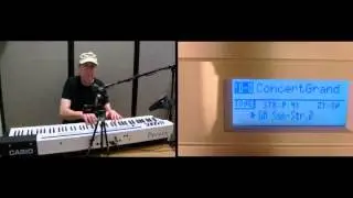 Casio Privia Pro PX-5S -- STRINGS / BRASS Sound Bank Demo