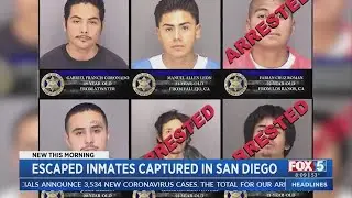 Escaped Inmates Captured In San Diego Area