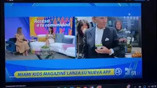 Miami Kids Magazine: App Launch Featured on Telemundo