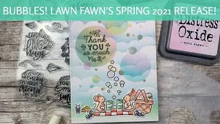 Cardmaking Video! Having fun with the Lawn Fawn Spring 2021 release!