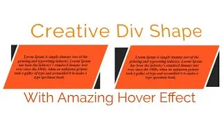 Creative Div Shape 2 - Scripton