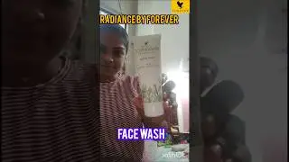 Forever radiance Facewash review🌿#skincare #foreverlivingproducts#flp#shortvideo