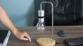 Magnetic Levitation Floating Lamp Led Light Decor Gift Levitating Bulb with Fast Charger Charging