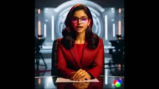 AI News Anchor created with AI tools#ai #technology  #generativeai #artificialintelligence