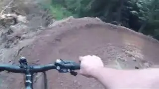Three Rock MTB downhill trail shot by gopro hero session 5