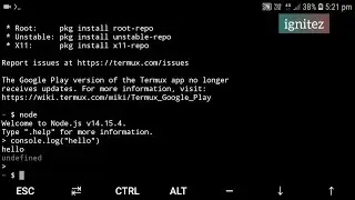 How to install nodejs in Android phone | in tamil | using termux.