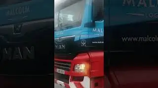 XS Transport Ltd and Malcolm Logistics at Skeoch Roundabout Stirling Scotland A91 UK