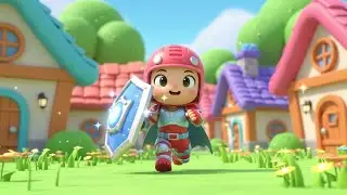 Fortnite: Tiny Hero Dropped His Shield 🔰 AV1 | Kids Songs & Nursery Rhymes