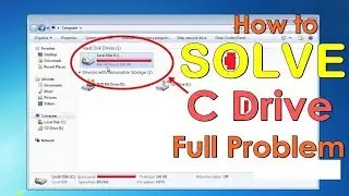 How to solve automatically C drive full problem in windows [2018]