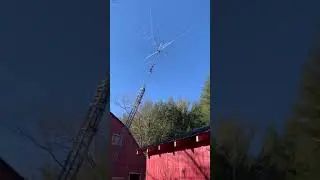 Raising the Hex Beam Antenna
